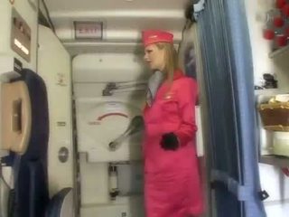 Super powietrze hostess ssanie pilots duży kutas