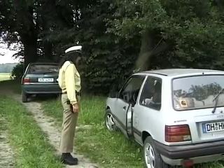 German Police Woman gets ass fucked