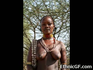 Reāls afrikāņu meitenes no tribes!