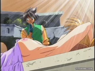 Sweet hentai breasts get licked and sucked before her tight pussy gets plowed