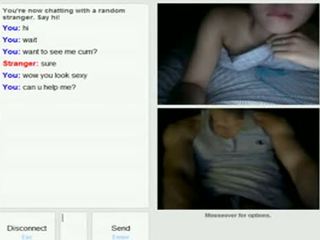 Asian Girl Bates With Brush On Omegle