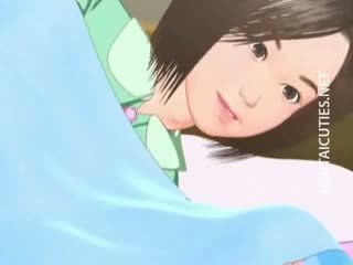 Cute 3D Anime Girl Have A Wet Dream
