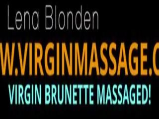 রাশিয়ান বালিকা lena blonden gets তার virgin পাছা massaged