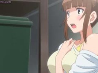 Big Breasted Anime Chick Gets Hammerd
