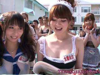 Costume Japanese Teens Gangbanging Lucky Dude: Free Porn 39