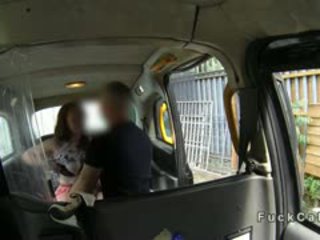 Busty Redhead Amateur Licks Ass In Fake Taxi