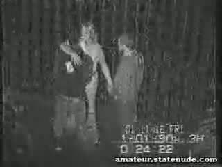 Teen Gang Bang On Security Cam