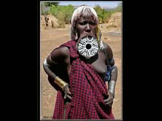 Nigerian naturale africano ragazza