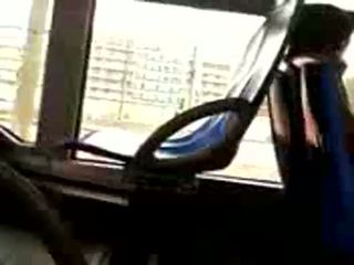 Dick flashing to exciting woman in the bus