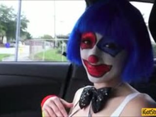Cute Clown Mikayla Mico Banged In Public