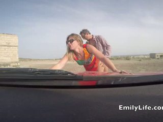 dogging at the beach with your neighbor MILF and housewife