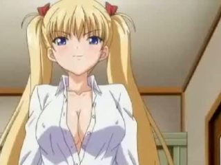 Nympho anime girl freting hard penis