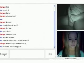 Omegle blond teismeline chats koos suur riist