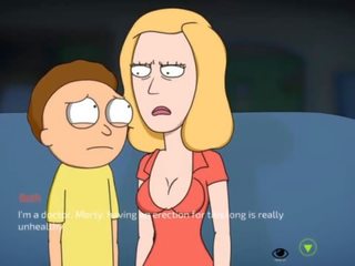 Rick and Morty&colon; A Way Back Home- Beth is lonely and wants to suck