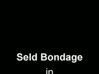 No Sound: Self Bondage in Red