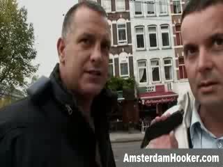 Dutch prostitute sucking off customers...