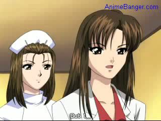 Bondaged verpleegster getting speelbal naar lul geneukt door dokter in de ziekenhuis en 2 nurses having seks en getting hun kutjes